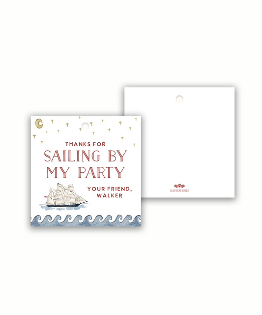 Sailboat Tags or Stickers