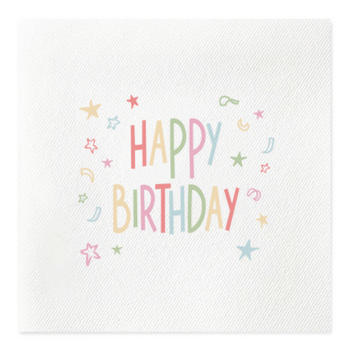 Happy Birthday Napkins