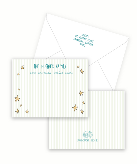 Stars and Stripes Family Stationery