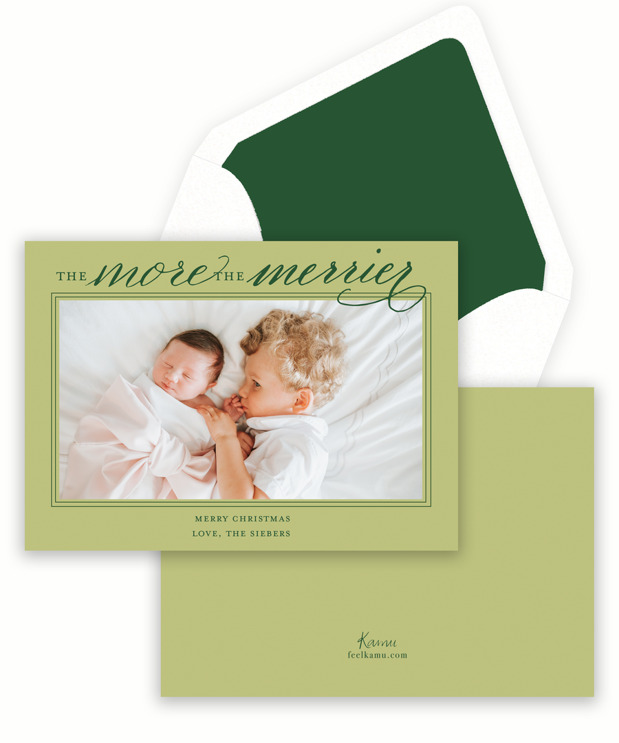 The More the Merrier Holiday Card