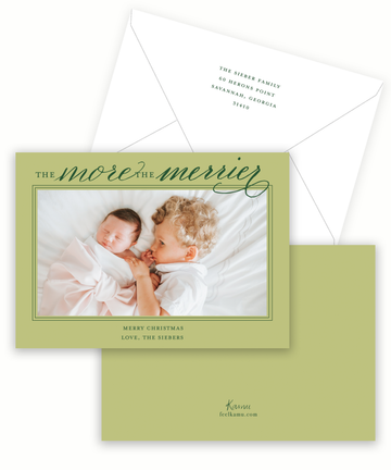 The More the Merrier Holiday Card