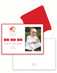 Vintage Santa Holiday Card