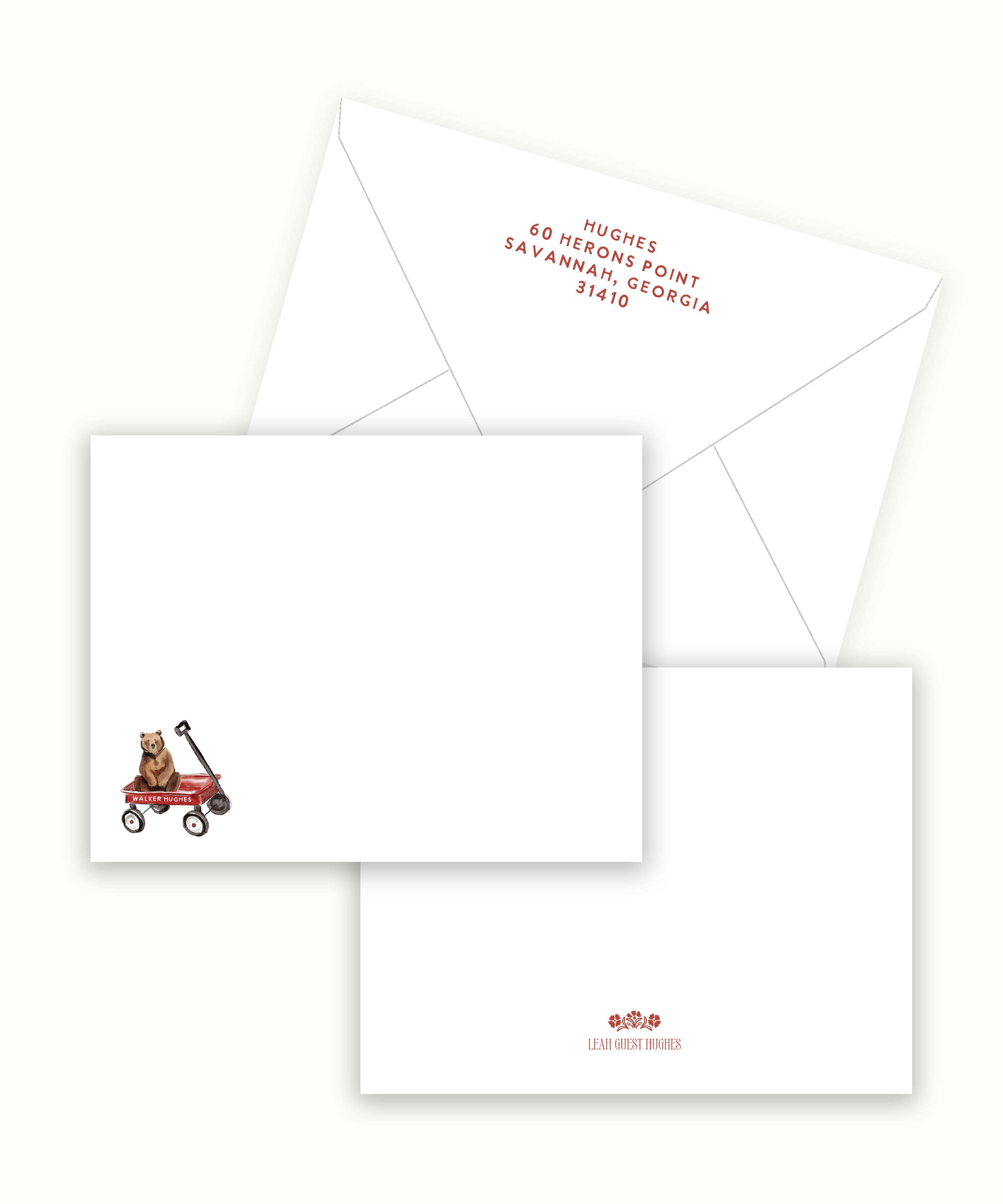 Wagon Semi-Custom Stationery