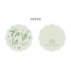 Fa La La La Scallop Tags