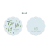 Fa La La La Scallop Tags