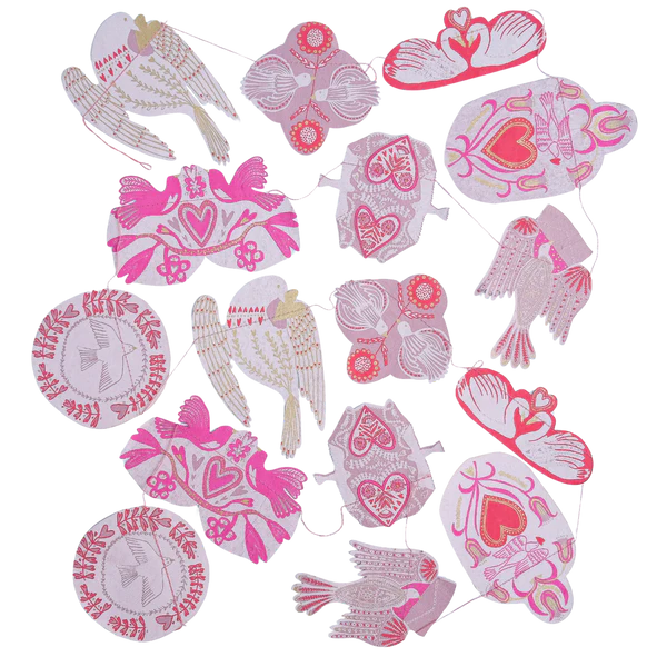 Valentine's Day Paper Garland