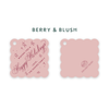 Happy Holidays Diamond Scallop Tags