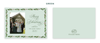Holly Bordered Card Vertical Photo