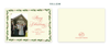 Holly Bordered Card Vertical Photo