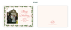 Holly Bordered Card Vertical Photo