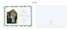 Holly Bordered Card Vertical Photo