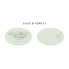 Let Your Heart Be Light Oval Tags