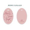 Making Spirits Bright Oval Tags