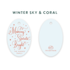 Making Spirits Bright Oval Tags