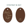 Making Spirits Bright Oval Tags
