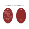 Making Spirits Bright Oval Tags