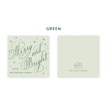 Merry and Bright Tags