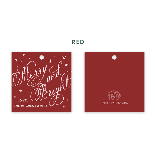 Merry and Bright Tags