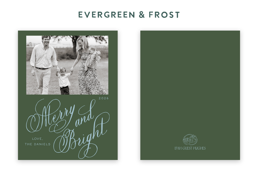 Merry and Bright Holiday Card