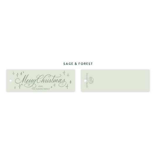 Merry Christmas Long Tags