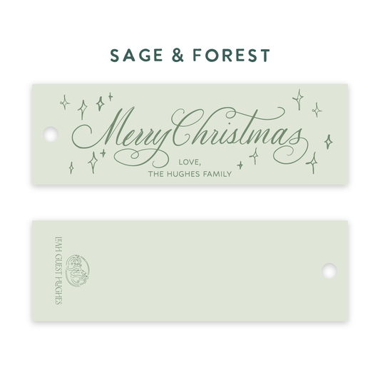 Merry Christmas Long Tags