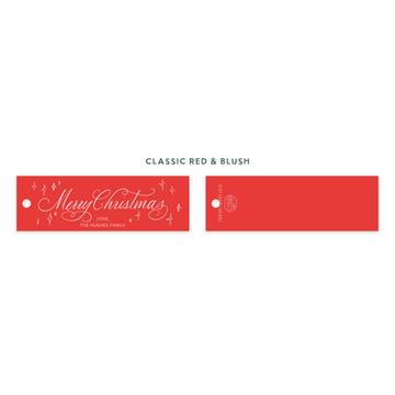 Merry Christmas Long Tags