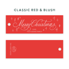 Merry Christmas Long Tags