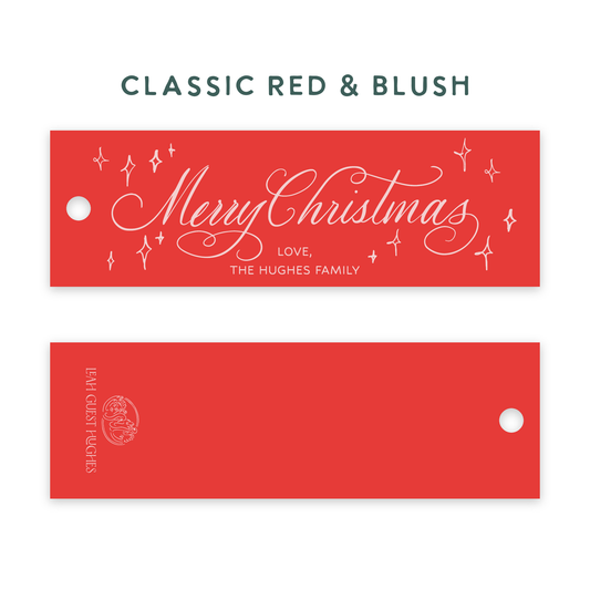 Merry Christmas Long Tags