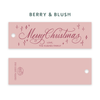 Merry Christmas Long Tags
