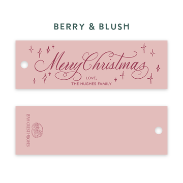 Merry Christmas Long Tags