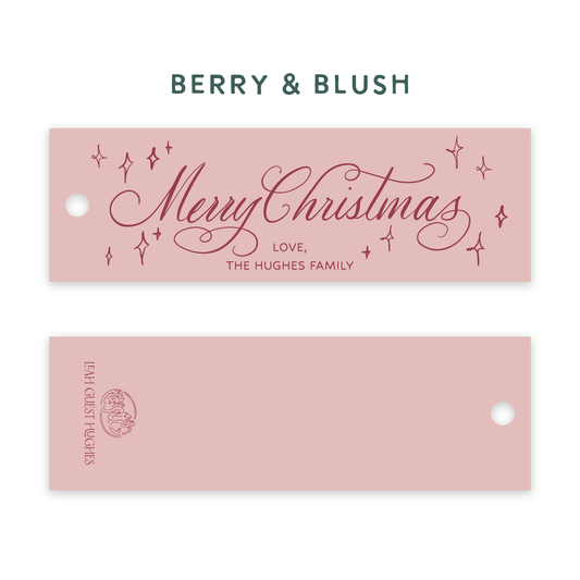 Merry Christmas Long Tags
