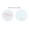Merry Christmas Round Tags