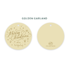 Merry Christmas Round Tags