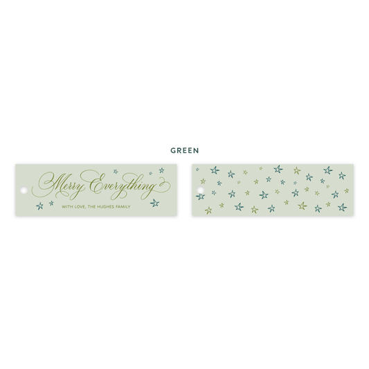 Merry Everything Long Tags
