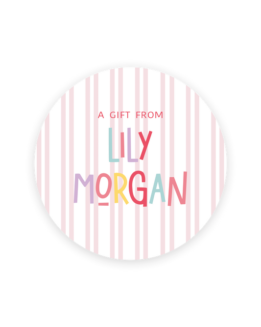 Pink Colorful Gift Stickers