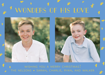 Wonders of His Love Card