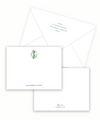 Gingham Monogram Stationery