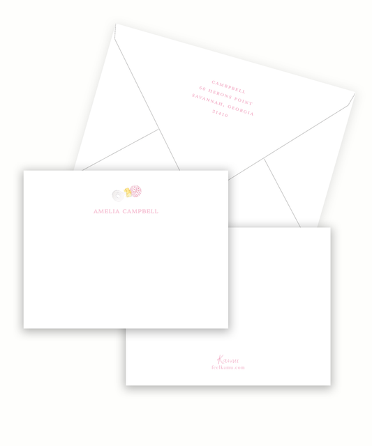 Pink Rattle Stationery